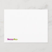 パーソナライズされた誕生日招待状 インビテーションポストカード (裏面)