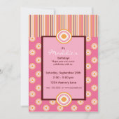 パーソナライズされた誕生日招待状 招待状 (正面)