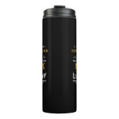 パーソナライズされた誕生日最高のパパエバーレジェンダリー金ゴールド タンブラー (正面)