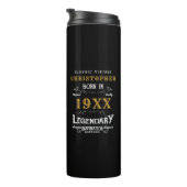 パーソナライズされた誕生日最高のパパエバーレジェンダリー金ゴールド タンブラー (回転右)