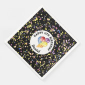 パーソナライズされた誕生日水彩風船紙吹雪 (コーナー)