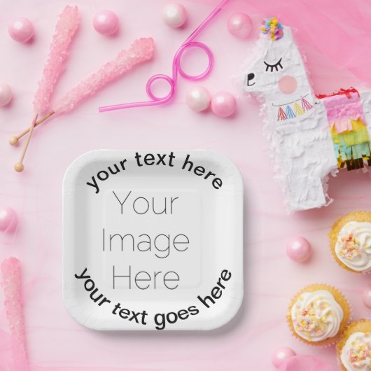 パーソナライズされた誕生日独自のパーティーを作成 ペーパープレート (パーティー)