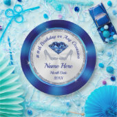 パーソナライズされた誕生日紙プレート又はANY大事な行事 ペーパープレート (パーティー)