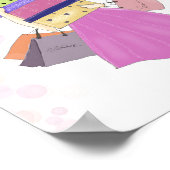 パーソナライズされた誕生日、イラストレーション ポスター (角)