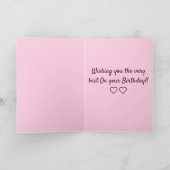 パーソナライズされた誕生日 カード (内部)