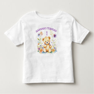 パーソナライズされた誕生日 トドラーTシャツ