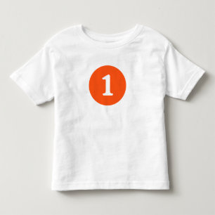 パーソナライズされた誕生日 トドラーTシャツ