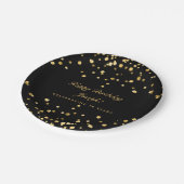 パーソナライズされた誕生日 ペーパープレート (アングル)