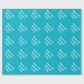 パーソナライズされた誕生日 ラッピングペーパー (フラット)