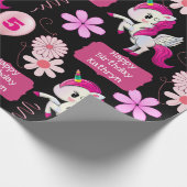 パーソナライズされた誕生日 ラッピングペーパー (角)