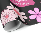 パーソナライズされた誕生日 ラッピングペーパー (ロールコーナー)