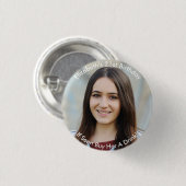 パーソナライズされた誕生日 缶バッジ (正面&裏面)