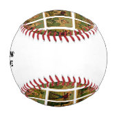 パーソナライズされた誕生日 野球ボール (裏面)