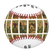 パーソナライズされた誕生日 野球ボール (正面)