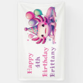 パーソナライズされた誕生日 | Anime Axolotl 横断幕 (縦)