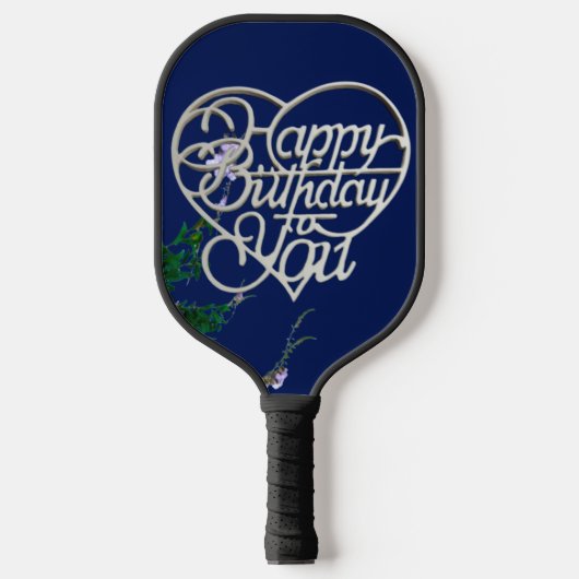 パーソナライズされた誕生日to You Pickleballパドル ピックルボールラケット (正面)