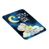 パーソナライズされた誕生統計ゾウ磁石 マグネット (右側)