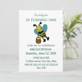 パーソナライズされた誕生1年目のパーティー 招待状 (スタンド正面)