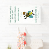 パーソナライズされた誕生1年目のパーティー 横断幕 (インサイチュ)