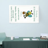 パーソナライズされた誕生1年目のパーティー 横断幕 (トレードショー)