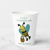 パーソナライズされた誕生1年目のパーティー 紙コップ (正面)