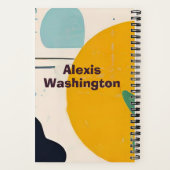 パーソナライズされた読誌 ノートブック (裏面)