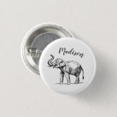 パーソナライズされた象章 缶バッジ (正面&裏面)