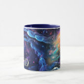 パーソナライズされた買宇宙をテーマにしたマグカップ マグカップ (中央)