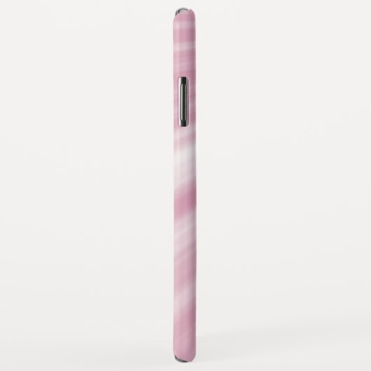 パーソナライズされた貼りスタイリッシュ付けモダンバラ淡い色のピンク Case-Mate iPhoneケース (裏面/右)