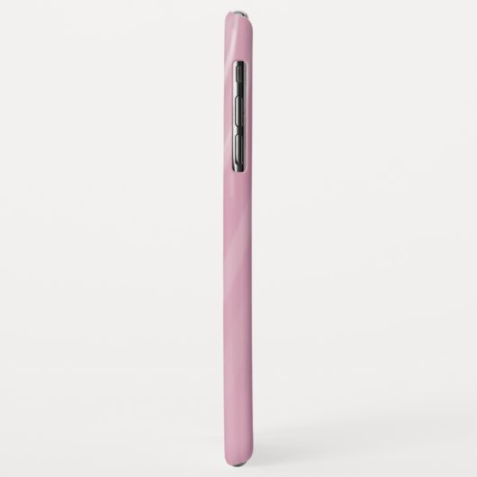 パーソナライズされた貼りスタイリッシュ付けモダンバラ淡い色のピンク Case-Mate iPhoneケース (裏面/左)