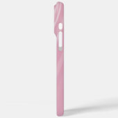 パーソナライズされた貼りスタイリッシュ付けモダンバラ淡い色のピンク Case-Mate iPhoneケース (裏面 / 左)