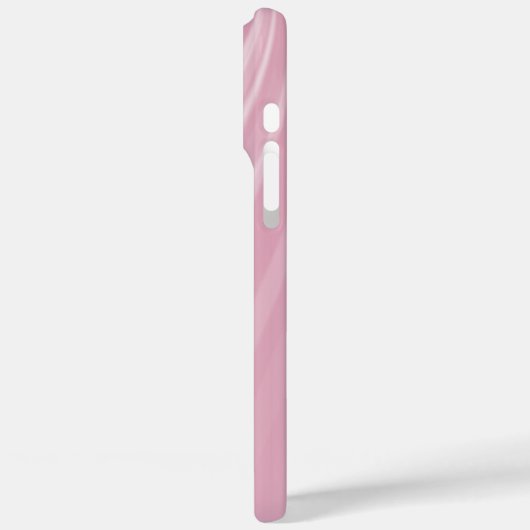 パーソナライズされた貼りスタイリッシュ付けモダンバラ淡い色のピンク Case-Mate iPhoneケース (裏面 / 左)