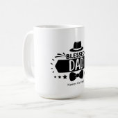 パーソナライズされた賛美パパ15オズマグ コーヒーマグカップ (正面左)