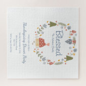 パーソナライズされた賛美パーティー ジグソーパズル (横)