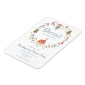 パーソナライズされた賛美パーティー マグネット (左側)