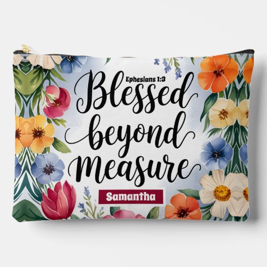 パーソナライズされた賛美教徒達 アクセサリーポーチ (正面)