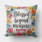 パーソナライズされた賛美教徒達 クッション (正面)