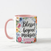 パーソナライズされた賛美教徒達 マグカップ (左)