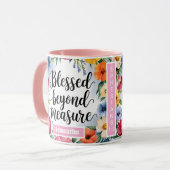 パーソナライズされた賛美教徒達 マグカップ (正面左)