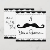 パーソナライズされた質問をあなたに！結婚式の仲間たち 招待状 (正面/裏面)