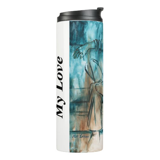 パーソナライズされた贈り物、男性へ名前をカスタムするギフト  タンブラー (回転左)