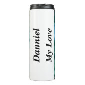 パーソナライズされた贈り物、男性へ名前をカスタムするギフト  タンブラー (裏面)