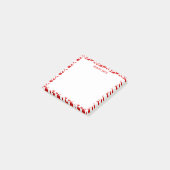 パーソナライズされた赤いハート ポストイット (アングル)