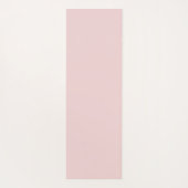 パーソナライズされた赤面ピンクオーム ヨガマット (裏面)