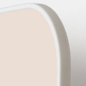 パーソナライズされた赤面ピンク金ゴールドモノグラムイニシャル ピックルボールラケット (左詳細)