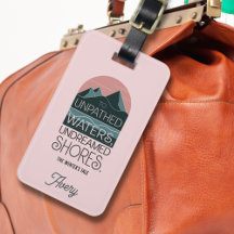 パーソナライズされた赤面モダンピンクシェイクスピア引用文