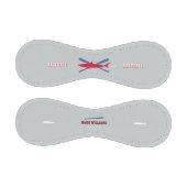 パーソナライズされた赤鮫 野球ボール (パネル)