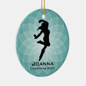 パーソナライズされた踊りオーナメント セラミックオーナメント (右)