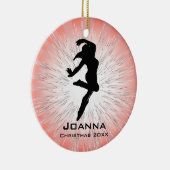 パーソナライズされた踊りオーナメント セラミックオーナメント (右)