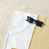 パーソナライズされた車庫 ビーチタオル (インサイチュ)